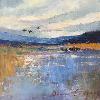 "Flying Home" - (oil on canvas 20 x 20 cm)