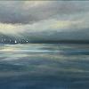 "Sailing into the Light" - (oil on canvas 1m x 50 cm)