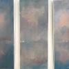 "Plain Sailing" - (oil on canvas - 3 piece - 83 x 34 cm each piece)