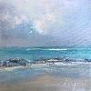"Low Tide, Ramsgate" (South Coast Ocean Impressions Series) (20 x 20 cm)
